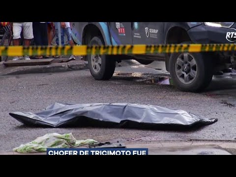 Dos conductores de tricimoto pierden la vida en manos de sicarios