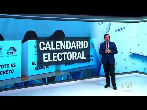 Este es el calendario electoral previo a las elecciones de segunda vuelta en Ecuador