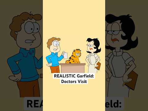 Realistic Garfield: Doctors Visit 🤣 #peteholmes #comedy #garfield