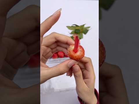 Cách ăn dâu tây thông minh nhất thế giới 🤭🫣👍🤣 #funny #comedy