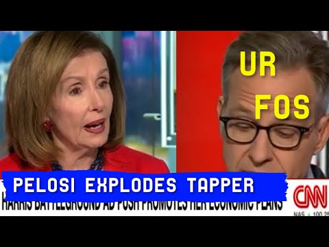 Nancy Pelosi SHREDS Jake Tapper in Explosive CNN Showdown!