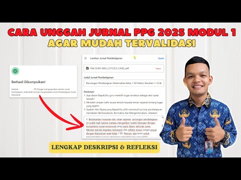 Cara Unggah Jurnal PPG 2025 Modul 1 Agar Mudah Tervalidasi