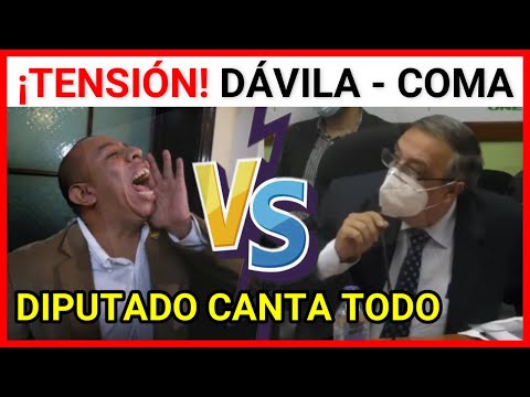 Ultimas noticias Guatemala, tensión entre el Diputado Dávila y el viceministro de Hospitales Coma