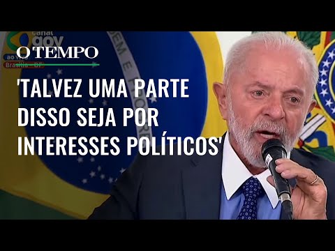 Lula afirma que incêndios criminosos podem ter ‘interesses políticos’