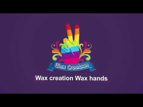 Full video of making and coloring prayer 🙏 hands ! Waxed hands making art