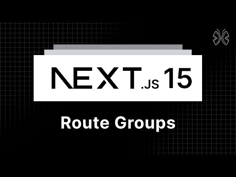 Next.js 15 Tutorial - 13 - Route Groups