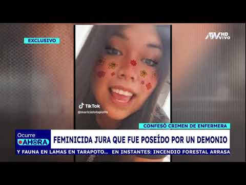 Feminicida confeso de enfermera jura que fue poseído por un demonio