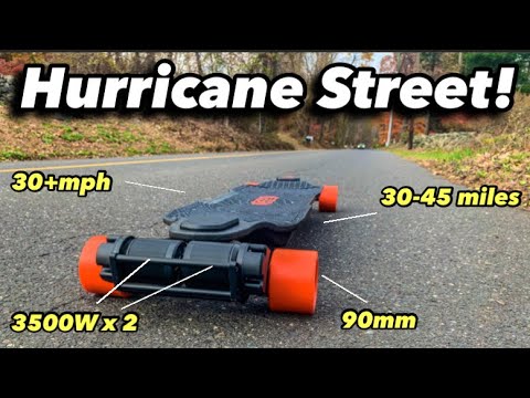 Meepo Hurricane Review - How FAST are the Street Wheels?