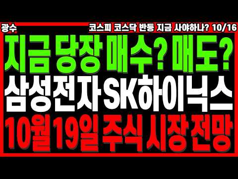 #삼성전자 #SK하이닉스 #<strong>코스피</strong> 10월 19일 주식 시장 <strong>전망</strong> | 급등주 관련주 주식전망 주도주 추천주 디에스경제타임즈 광수