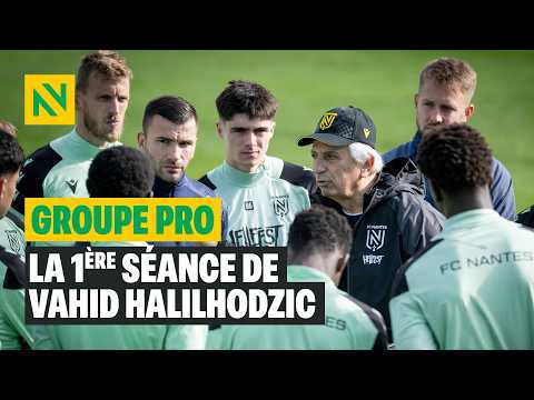 🎥⚽ La première séance de Vahid Halilhodzic !
