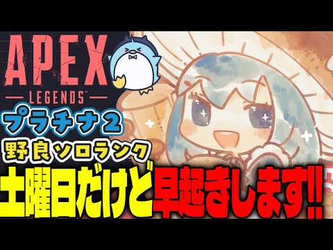【APEX/プラチナ２】プラ１見えるか⁉初見さんもおはよう🌞キーマウソロランク【xTies_ゆるりめぐ/vtuber】