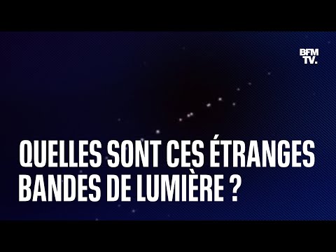 D'où viennent ces étranges bandes de lumière dans le ciel ?