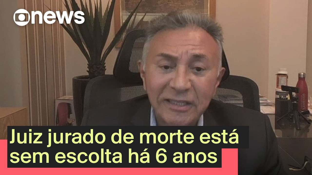 Juiz aposentado jurado de morte está sem escolta há 6 anos | GloboNews Mais