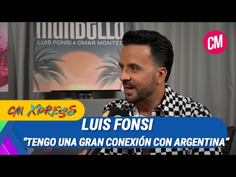 Luis Fonsi: Tengo una gran conexión con Argentina, me ha a dado mucho