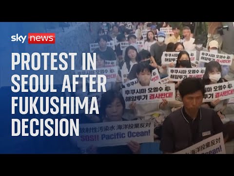 Fukushima protest takes place in Seoul