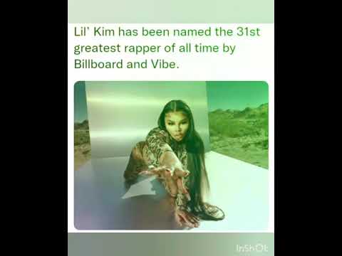 Lil’ Kim has been named the 31st greatest rapper of all time by Billboard and Vibe.