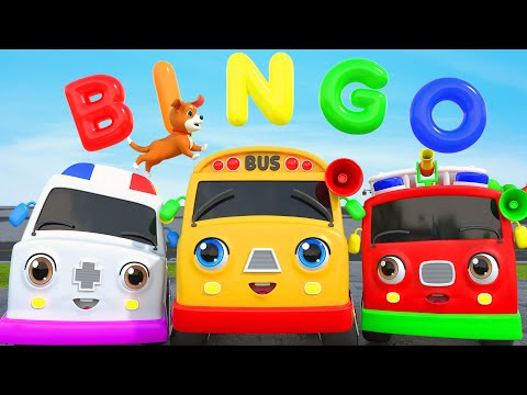 Bingo Song - Nursery Rhymes & Kids Songs - Baby Car Songs - Cocomelon