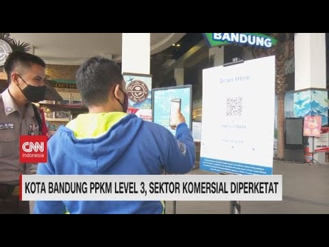Kota Bandung PPKM Level 3, Sektor Komersial Diperketat