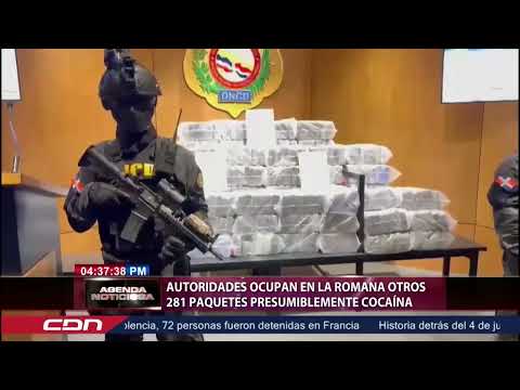 Autoridades ocupan en La Romana otros 281 paquetes presumiblemente de cocaína