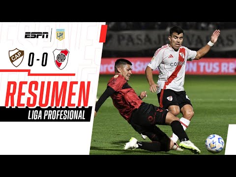 EL MILLONARIO EMPATÓ CON EL CALAMAR EN VICENTE LÓPEZ | Platense 0-0 River | RESUMEN