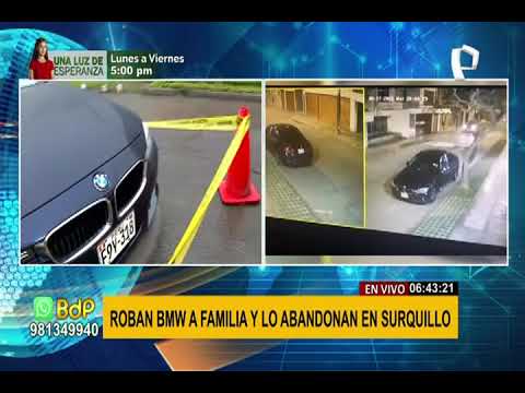 Surquillo: hallan vehículo de alta gama robado a un joven en Surco (1/2)
