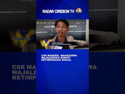 CSR Mandek, Mahasiswa Majalengka Soroti Ketimpangan Sosial