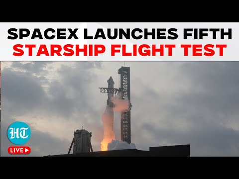 LIVE: SpaceX Launches Fifth Starship Megarocket Flight Test from Boca Chica Launch Site