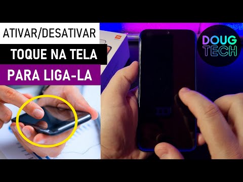 Como LIGAR a TELA com o TOQUE no Xiaomi