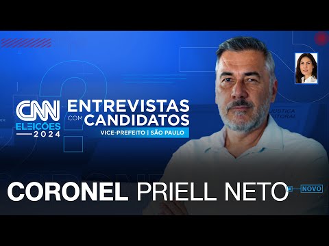 Coronel Priell Neto (Novo) | CNN Eleições: entrevistas com vices - São Paulo