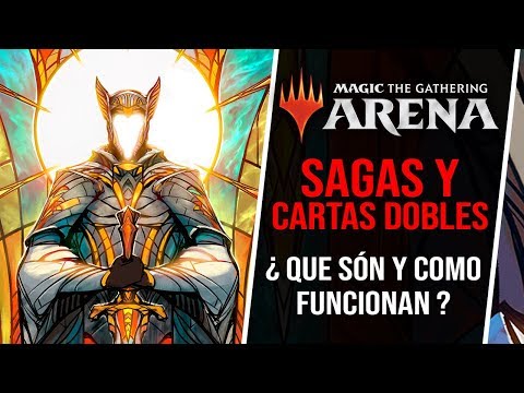 ¿Que són y como funcionan las Sagas y cartas dobles con Aftermath? Magic Arena