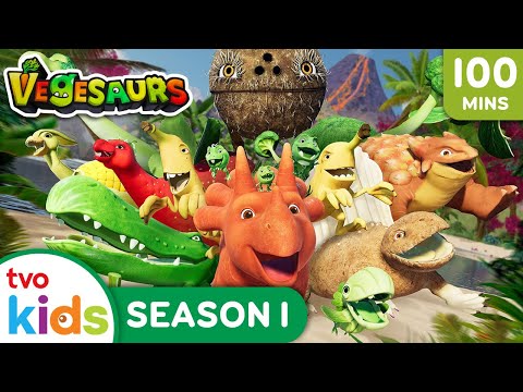 VEGESAURS - Every Episode From Season 1 🦕🥕 100 Minutes Compilation | TVOkids