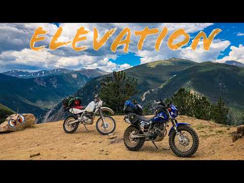 TW200 + XR650 Fun Moto Camping ADVenture at High Elevation