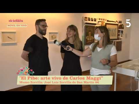 Muestra: El Pibe: arte vivo de Carlos Maggi”| Basta de Cháchara | 15-12-2022
