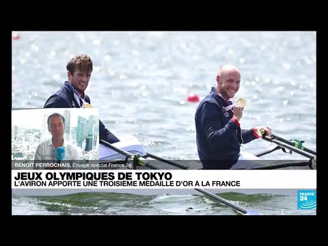 JO de Tokyo : Matthieu Androdias et Hugo Boucheron décrochent l'or en aviron • FRANCE 24