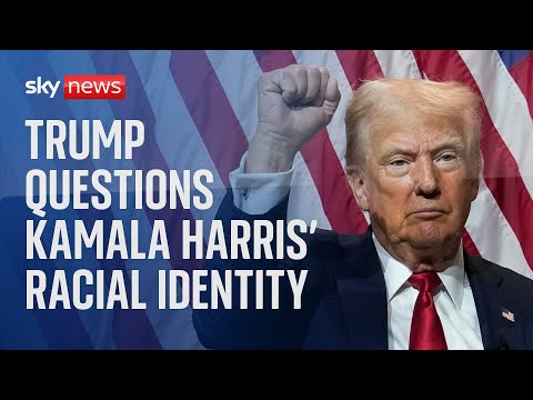 Donald Trump questions Kamala Harris' racial identity at black journalists convention