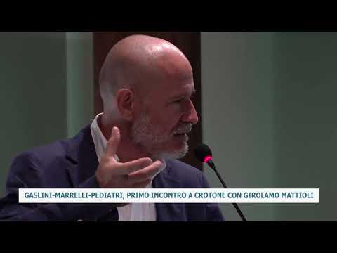 GASLINI MARRELLI PEDIATRI, PRIMO INCONTRO A CROTONE CON GIROLAMO MATTIOLI