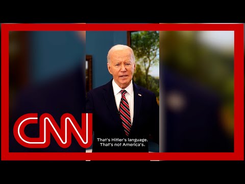 Biden watches Trump's 'unified Reich' video, blasts it as 'Hitler's language'