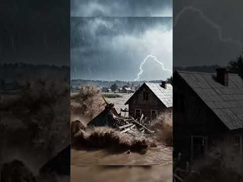 Lũ lụt 2025 #cyclone #tornado #thunderstorm #aandhi toofan flood #typoon #ASMR #bhaynakr ASMR
