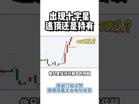 出现十字星逃顶还是持有 #投資 #投資心法 #shortvideo #熱門 #持股調整 #trading #股市 #https #成長股