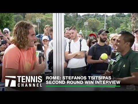 Stefanos Tsitsipas Reveals What is Keeping Him From Djokovic's Level | 2023 Rome Second Round