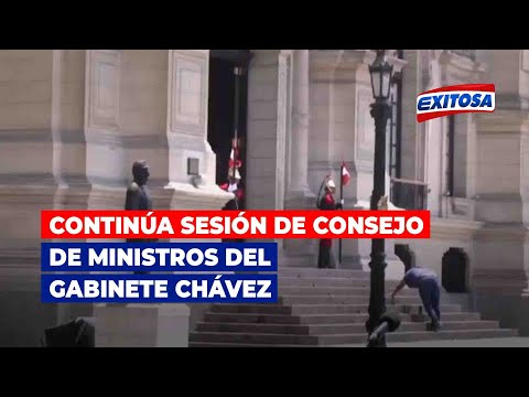 Continúa sesión de Consejo de Ministros del Gabinete Chávez