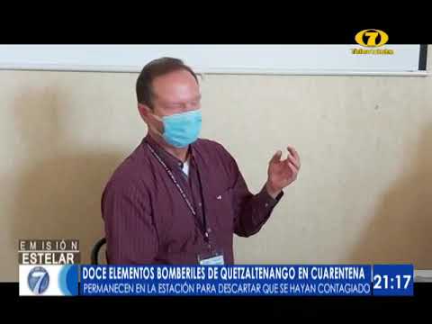 Coronavirus: 12 bomberos de Quetzaltenango fueron puestos en cuarentena