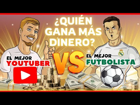 ¿Quie?n gana ma?s dinero, El mejor youtuber o el mejor futbolista?