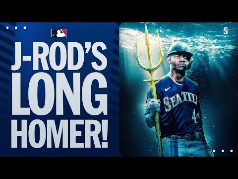 Julio Rodríguez hits a TOWERING homer in Minnesota!