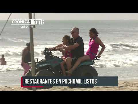 Restaurantes de Pochomil en espera de visitantes este fin de año - Nicaragua