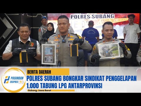 Polres Subang Bongkar Sindikat Penggelapan 1.000 Tabung LPG Antarprovinsi