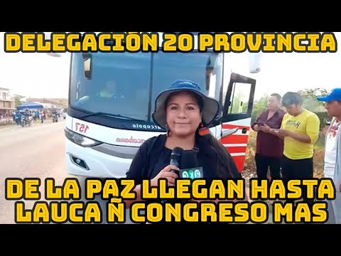 DELEGACIÓN DE COTOCA SANTA CRUZ DEL MAS-IPSP  LLEGAN CONGRESO DEL MAS-IPSP EN LAUCA EÑE..
