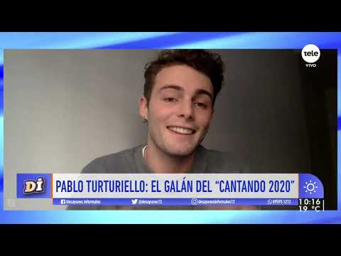 Pablo Turturiello debutó en el Cantando 2020 junto a Floppy Tesouro