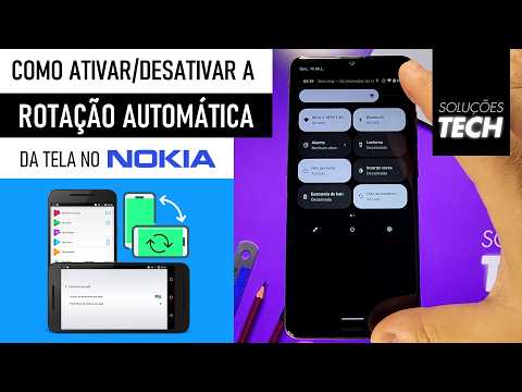 Como Ativar ou Desativar a ROTAÇÃO AUTOMÁTICA da TELA no NOKIA (ATUALIZADO)