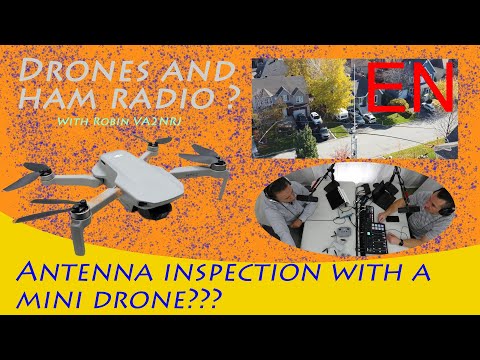 Antenna inspection with a mini drone - DJI Mini 2